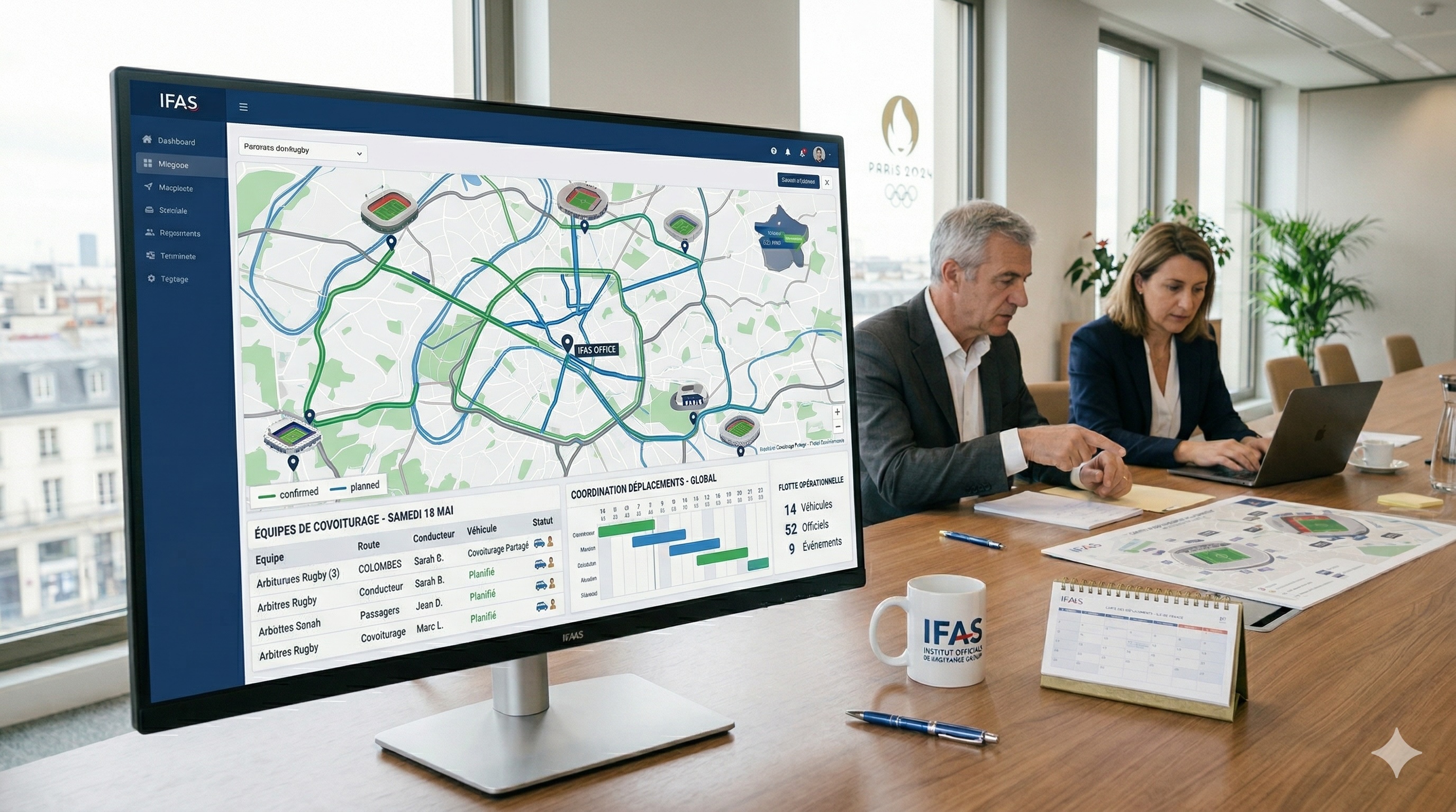 Optimisation logistique et déplacements des officiels sportifs